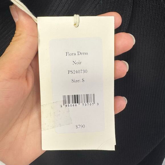 NWT Ulla Johnson Black Sleeveless Crossover Keyhole Fiora Maxi Dress Women Small - Picture 8 of 9